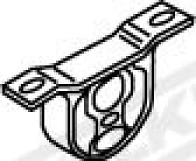 Кронштейн крепления выхлопной магистрали