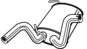 Глушитель выхлопных газов конечный