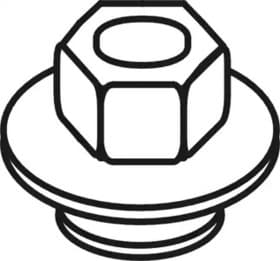 Гайка выпускного коллектора