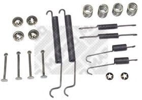 Монтажный комплект барабанных тормозных колодок