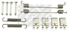 Монтажный комплект барабанных тормозных колодок