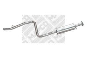 Середній глушник вихлопних газів