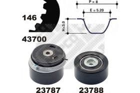 Комплект ременя ГРМ