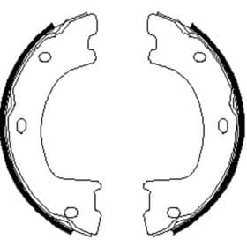 Колодки ручника