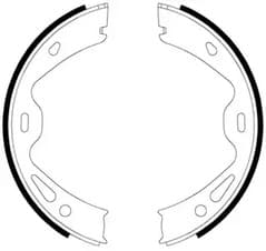 Колодки ручника