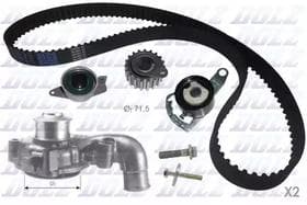 Комплект ременя ГРМ + помпа