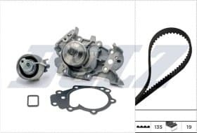 Комплект ременя ГРМ + помпа