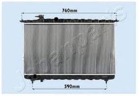 Радиатор охлаждения двигателя