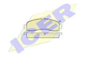 Тормозные колодки Icer 180922