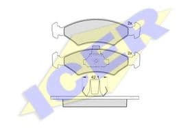 Гальмівні колодки Гальмівні колодки
