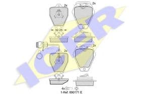 Гальмівні колодки Гальмівні колодки