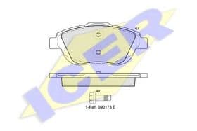Тормозные колодки Тормозные колодки
