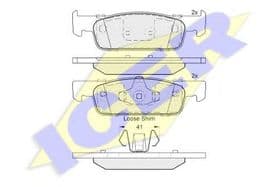 Тормозные колодки Icer 182115