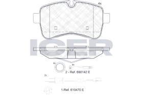 Гальмівні колодки Гальмівні колодки