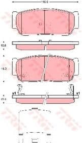Тормозные колодки Тормозные колодки