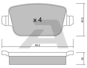 Гальмівні колодки Гальмівні колодки
