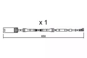 Датчик износа тормозных колодок Aisin bpbmk9304