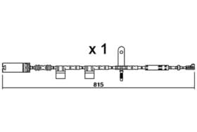 Датчик износа тормозных колодок Aisin bpbmk9324