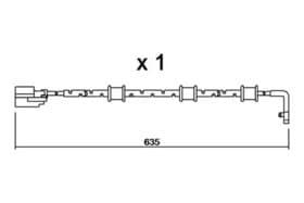 Датчик износа тормозных колодок Aisin bpcik9323