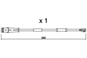 Датчик износа тормозных колодок Aisin bpopk9320