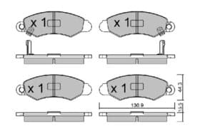 Гальмівні колодки Гальмівні колодки