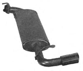 Глушитель выхлопных газов конечный