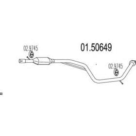Середній глушник вихлопних газів