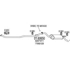 Глушник вихлопних газів кінцевий