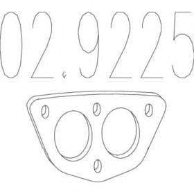 Прокладка приемной трубы Прокладка приемной трубы