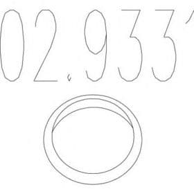 Прокладка приемной трубы