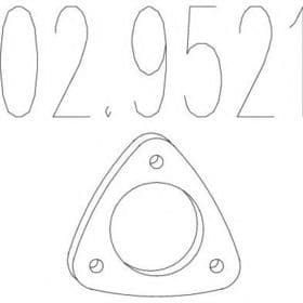 Прокладка приемной трубы Прокладка приемной трубы