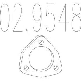 Прокладка приймальної труби