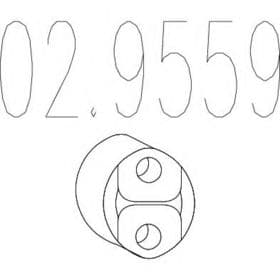 Кронштейн кріплення вихлопної магістралі