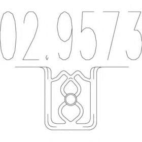 Кронштейн кріплення вихлопної магістралі