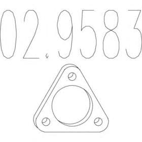 Прокладка приемной трубы