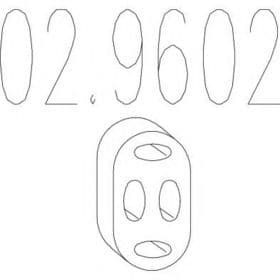 Кронштейн кріплення вихлопної магістралі