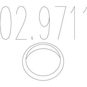 Прокладка приймальної труби