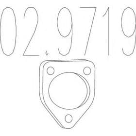 Прокладка приемной трубы Прокладка приемной трубы