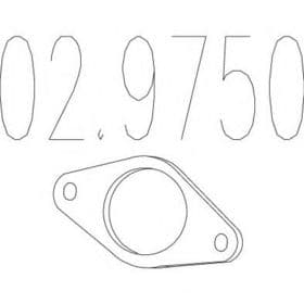 Прокладка приймальної труби