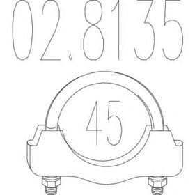 Соединительные элементы системы выпуска Соединительные элементы системы выпуска