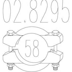 Соединительные элементы системы выпуска Соединительные элементы системы выпуска