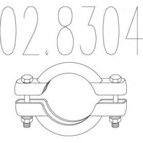 Соединительные элементы системы выпуска