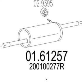 Глушник вихлопних газів кінцевий