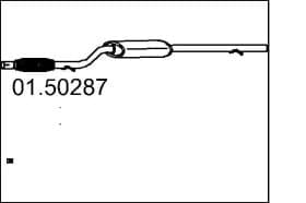 Середній глушник вихлопних газів