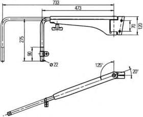 Кронштейн наружного зеркала Behr Hella 8HG 501 253-012