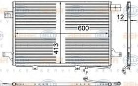 Радіатор кондиціонера Behr Hella 8FC 351 303-431