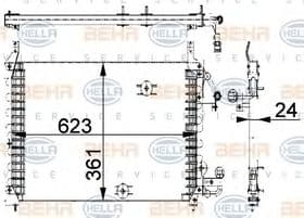 Радиатор кондиционера