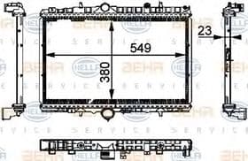 Радиатор охлаждения двигателя Радиатор охлаждения двигателя