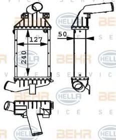 Интеркулер Behr Hella 8ML 376 723-121