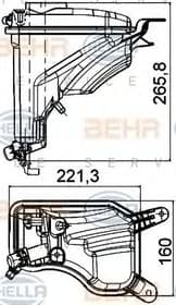 Бачок охолоджувальної рідини
